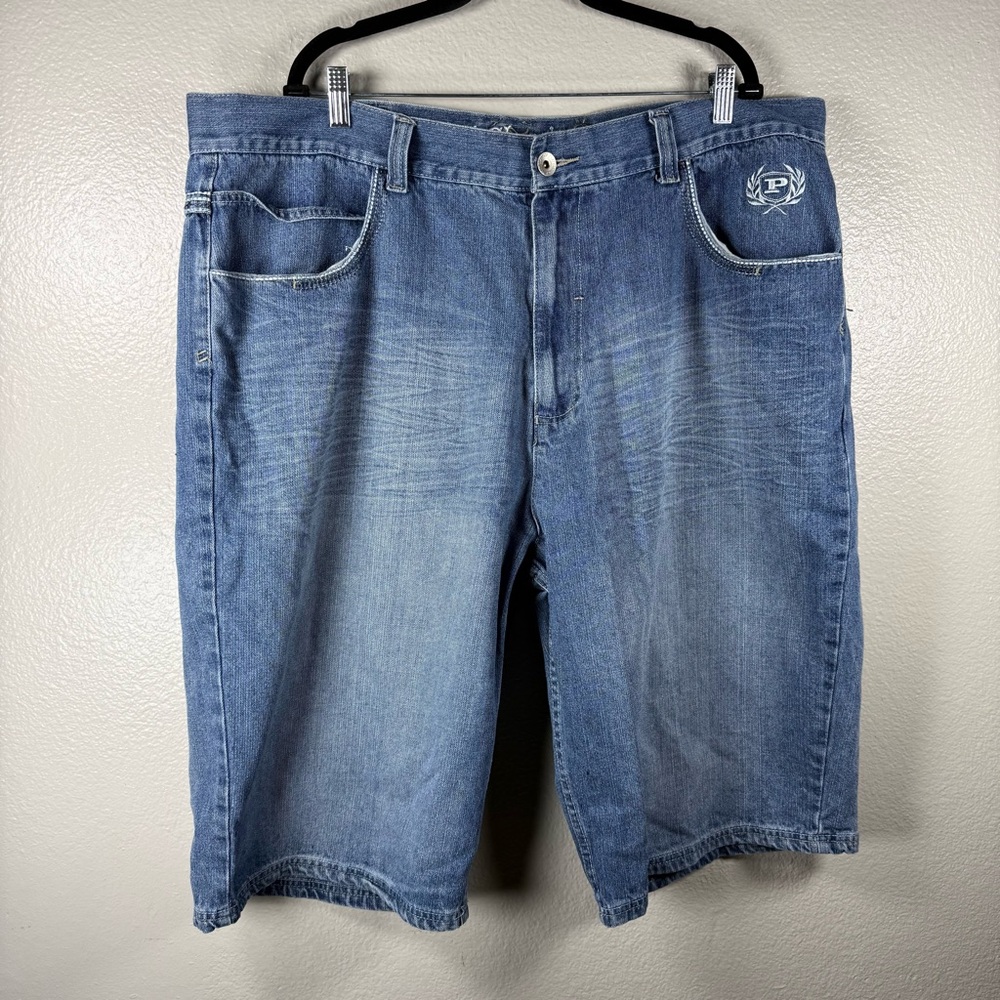 Phat Classic Men's Blue Denim Shorts SZ:46